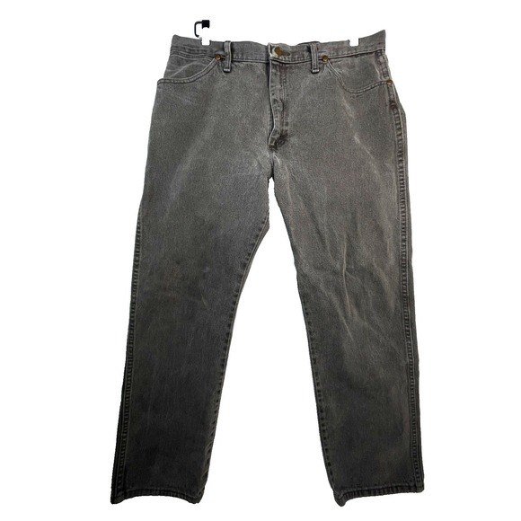 Wrangler Other - Wrangler Jeans Mens 36x30 Black Cowboy Cut 13MWZ Dark Wash Rodeo Western Y2K